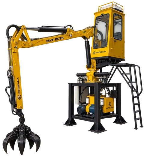 Garra hidráulica da Recol